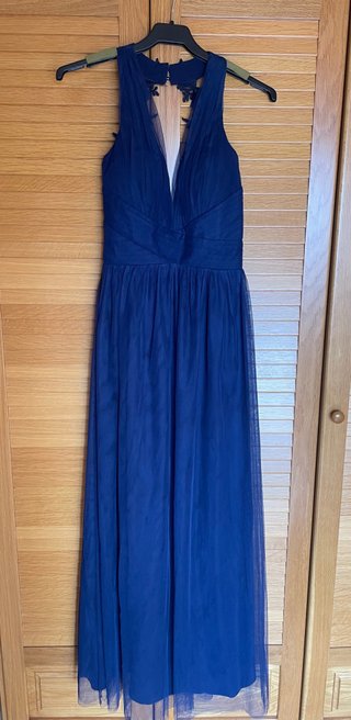 Vestido fiesta azul talla 36