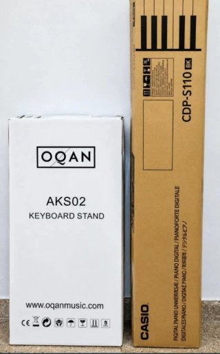 Teclado Casio CDP-S110BK, funda,Soporte OQANAKS02