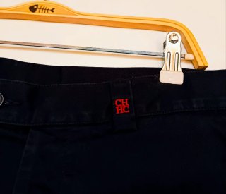 Pantalón Chino Negro Carolina Herrera T42