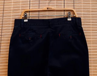 Pantalón Chino Negro Carolina Herrera T42