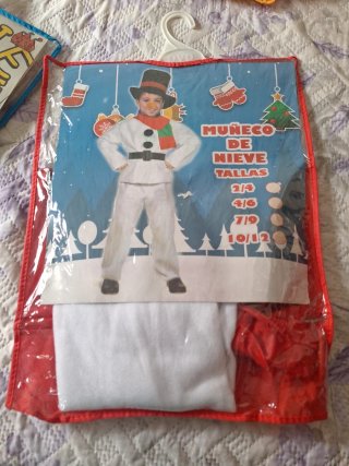 Disfraz de Muñeco de Nieve para Navidad