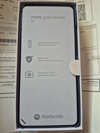 Motorola g86 5G Azul Marino