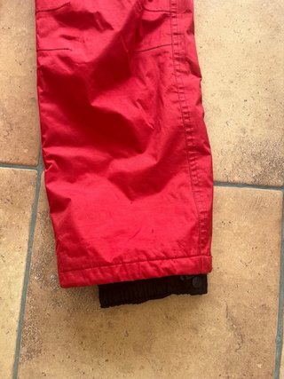 Pantalones de esquí rojos junior