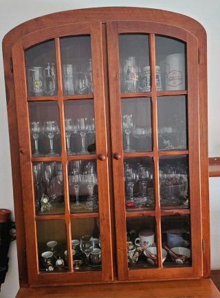Mueble salón rústico MADERA MACIZA en buen estado