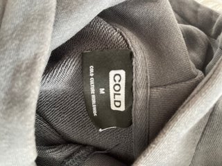Sudadera Cold Culture con capucha gris Talla M