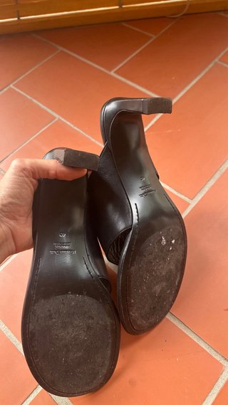 Sandalias de dedo Massimo Dutti negras