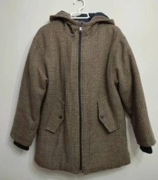 Abrigo Zara de cuadros