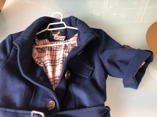 ORIGINAL CHAQUETÓN DE PAÑO AZUL SIN ESTRENAR