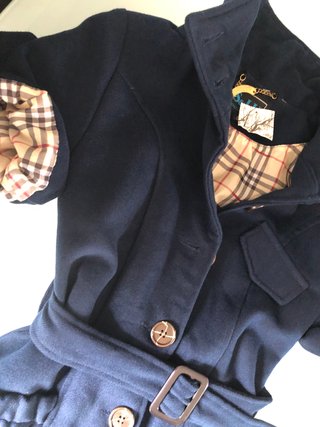 ORIGINAL CHAQUETÓN DE PAÑO AZUL SIN ESTRENAR