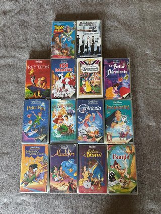 Películas VHS Disney Clásicos