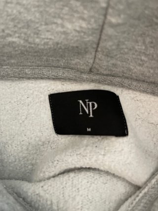 Sudadera Nude Project Gris Capucha Talla M
