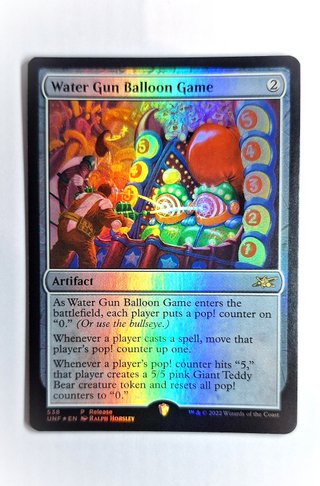 Water Gun Balloon Game Foil Promo NM EN MTG