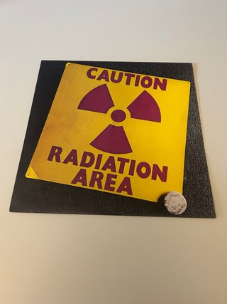 Area , Caution radiation ,lp in vinile