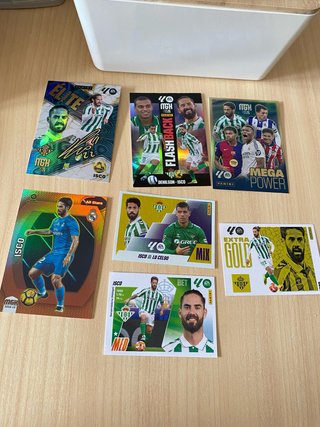 Lote de 6 Cartas y Cromos de Isco Panini