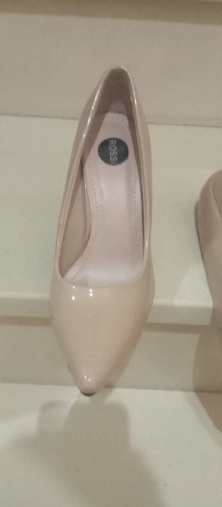 Zapatos de tacón Rossi beige mujer