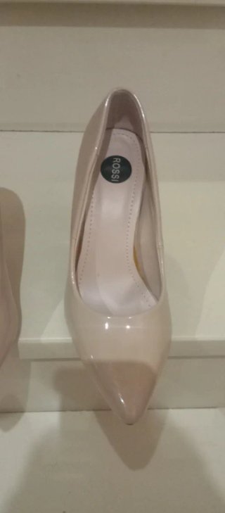 Zapatos de tacón Rossi beige mujer