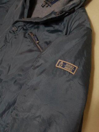Parka Zara Azul Talla XL con forro polar