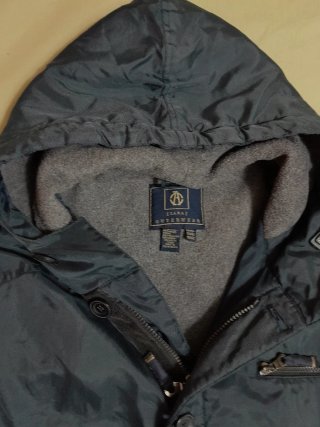 Parka Zara Azul Talla XL con forro polar