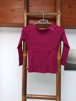 Maglioncino Zara rosso ciliegia/vinaccia