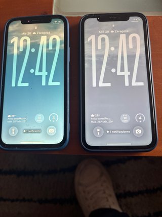 Lote de 2 iPhone: iPhone 11 y iPhone 12
