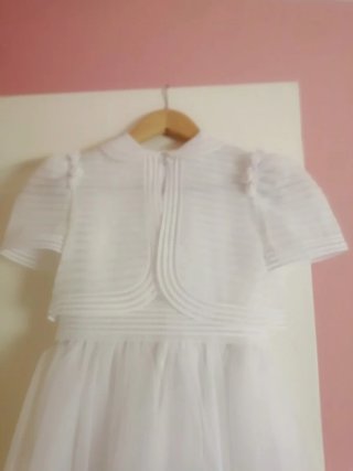 Traje de Comunión Blanco Talla 9/115 zapatos n*35