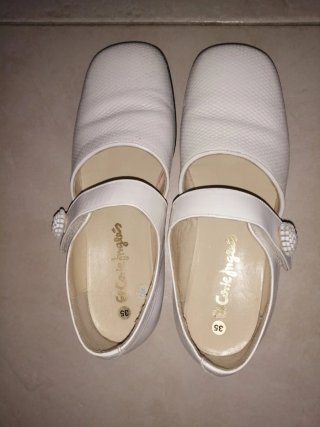 Traje de Comunión Blanco Talla 9/115 zapatos n*35