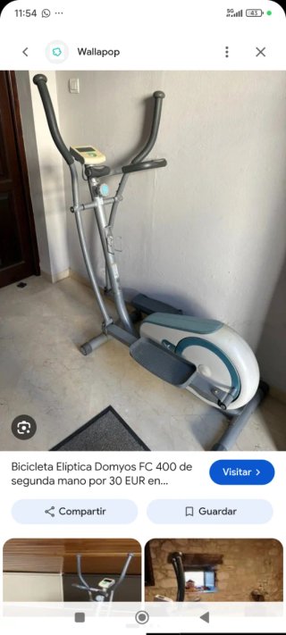 Bicicleta Elíptica Domyos FC 400