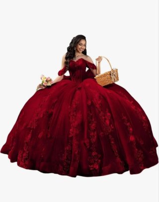 Vestido de Quinceañera Rojo