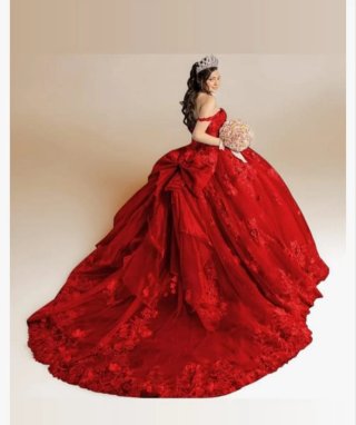 Vestido de Quinceañera Rojo