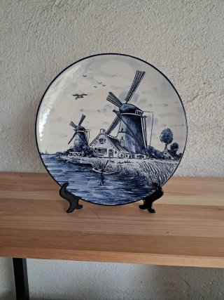 Piatto decorativo in ceramica di Delft