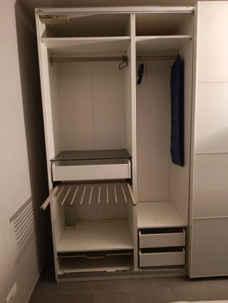 Conjunto Dormitorio: Armario, Canapé y Colchón