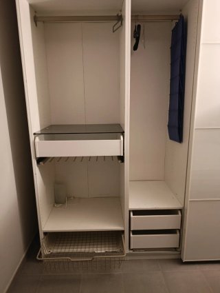 Conjunto Dormitorio: Armario, Canapé y Colchón