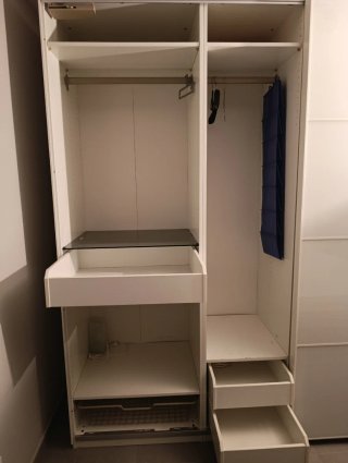 Conjunto Dormitorio: Armario, Canapé y Colchón