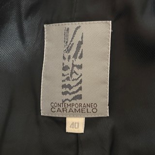 Blazer de micropana Caramelo