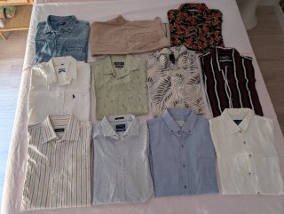 Lote de 10 camisas para hombre