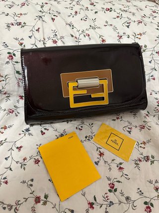 Bolso Fendi Baguette Vintage Charol Negro