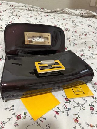 Bolso Fendi Baguette Vintage Charol Negro