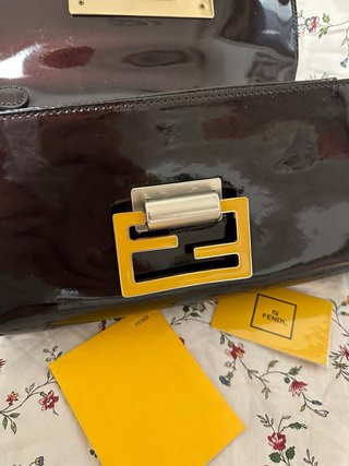 Bolso Fendi Baguette Vintage Charol Negro