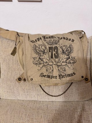 Bolso Bandolera Pepe Jeans Beige