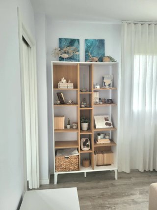 Estantería Maisons du Monde blanca y madera