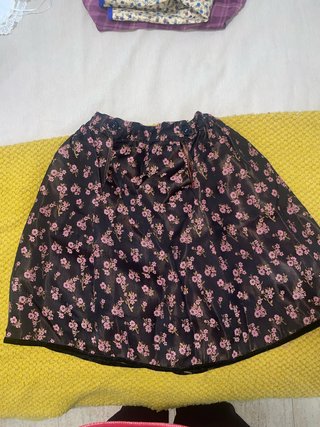 Falda estampada floral