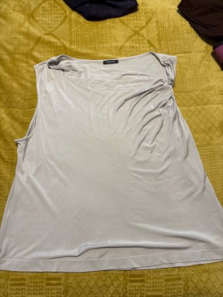 Blusa Elena Miró XL plateada