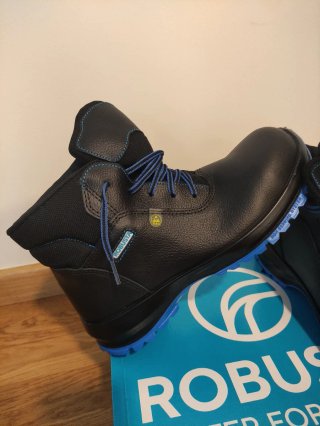Botas de seguridad Robusta negras y azules