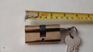 Bombín de cerradura 60mm