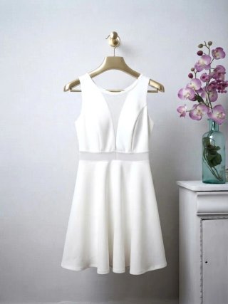 Vestido de Ceremonia Civil Blanco