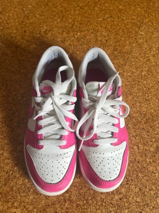 Zapatillas Nike Dunk Rosa y Blancas