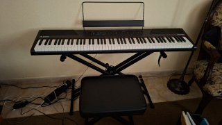 Piano Alesis Recital 88 Teclas - Pack Completo