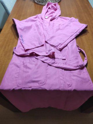 Albornoz de Microfibra Nabaiji Rosa talla s