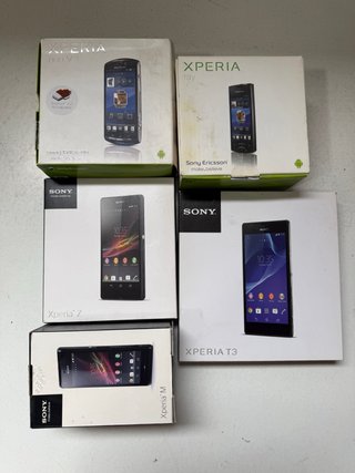 Lote 5 Móviles Sony Xperia
