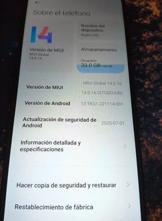 Xiaomi Redmi 10C 128GB con caja